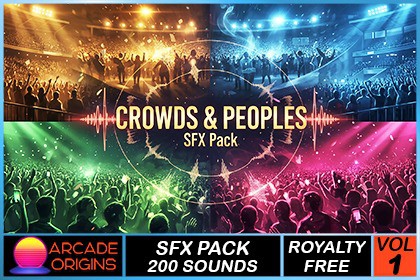 Crowds & Peoples SFX Pack - Vol. 1