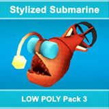 stylized submarine pack 3