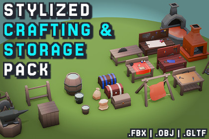 Stylized Crafting & Storage Pack