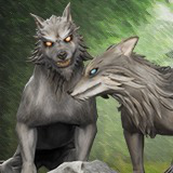 Stylized Wolf Animal