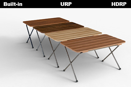 Folding Coffee Table with 4 Wood Variants