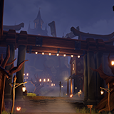 Stylized Magical Haunted Village