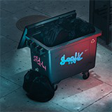 Outdoor Trash Can