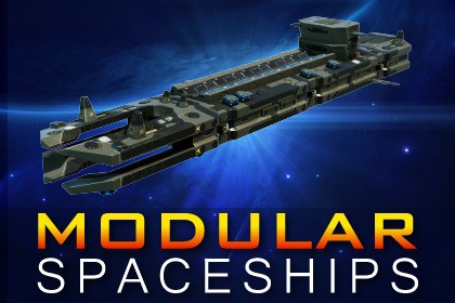 Sci-Fi Modular Capital Spaceship Void Whale