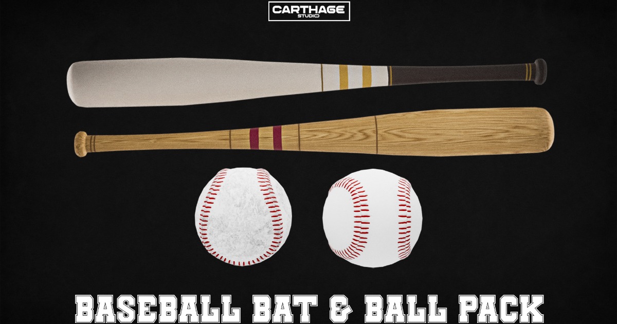 Baseball Bat & Ball Pack | 3D Props | Unity Asset Store