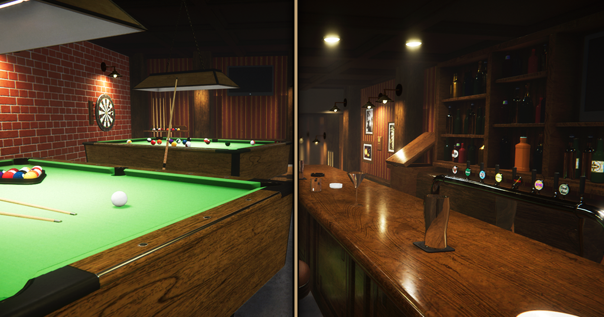 Sport Bar (HDRP) | 3D Environments | Unity Asset Store