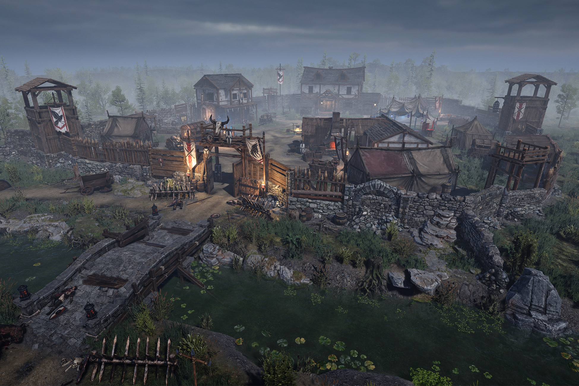Dark Fantasy Bandit Camp & Wilderness