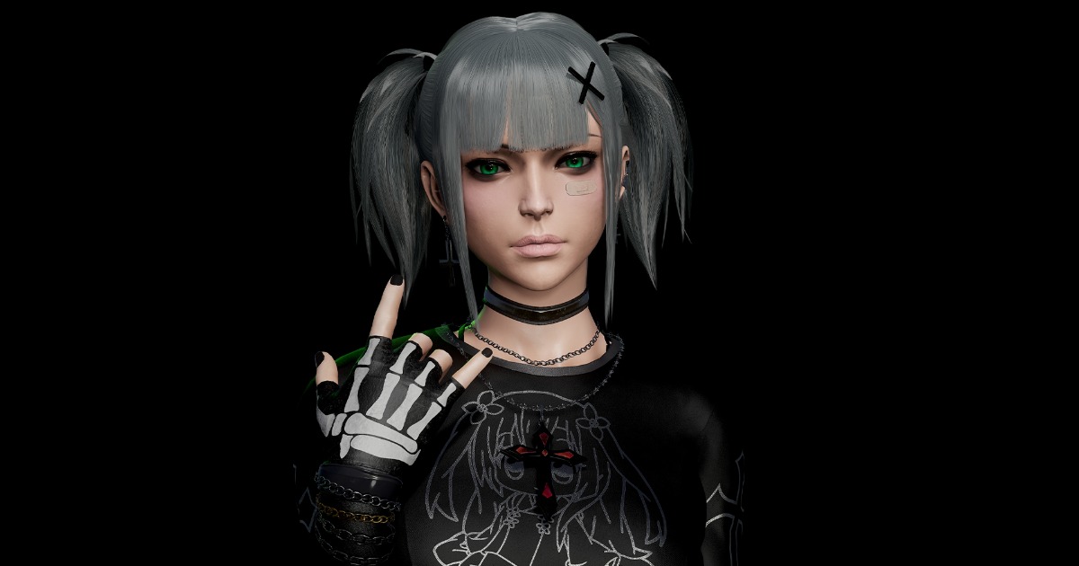 Rocker Girl Any | 3D Humanoids | Unity Asset Store