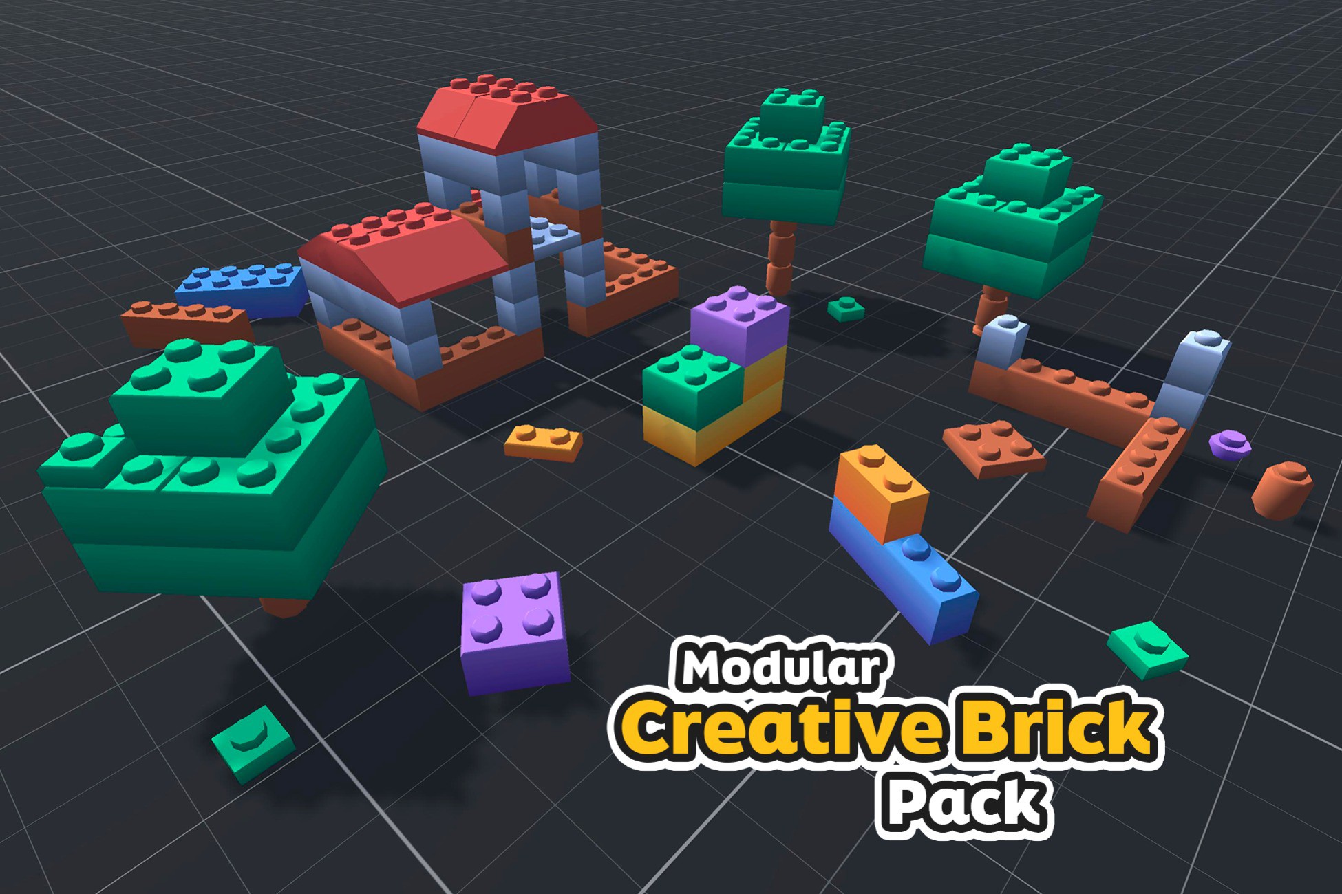 Modular Creative Brick Pack | 3D Environments | Unity Asset Store