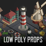 Low Poly Props Library – Forest, Sea, Town, Farm & More