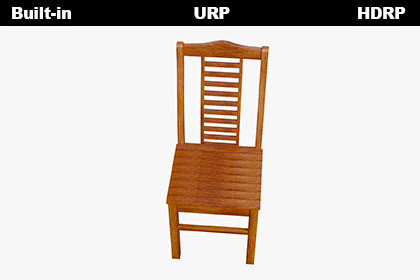 Vintage Style Wooden Chair with High Back