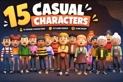 Casual Character Collection 1