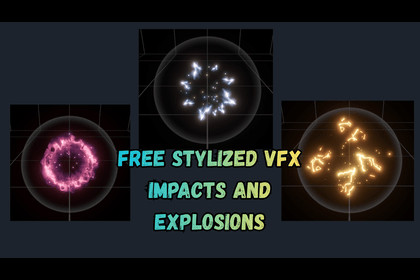 Free Stylized Impacts and Explosions URP