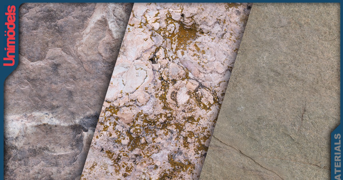 Unity Stone Ultimate Stone Collection Vol. 1: 20 Photogrammetry PBR Materials | 2D ...
