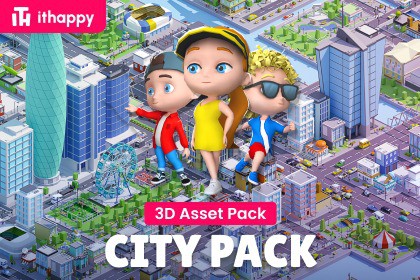 City Pack - Modular City 3D Assets