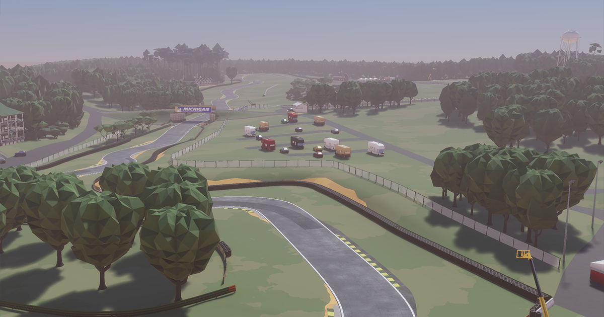Cartoon Race Track Virginia 3D Roadways Unity Asset Store