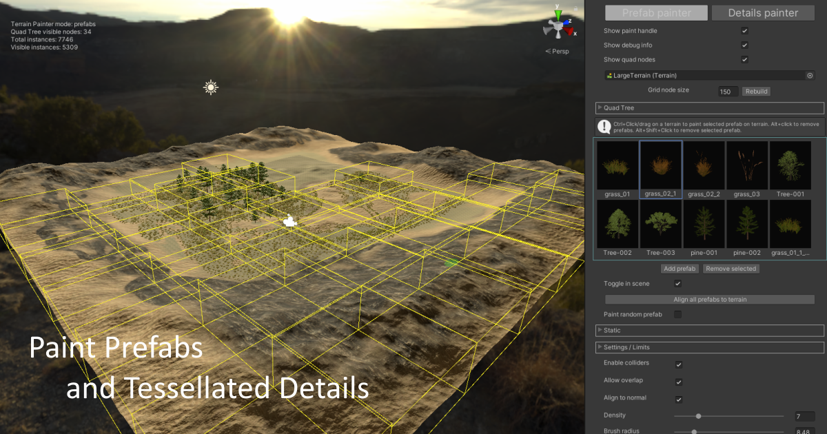 Unity Terrain Development How To Paint Terrain Unity _ How to Paint Texture, Add Grass & Flowers ...
