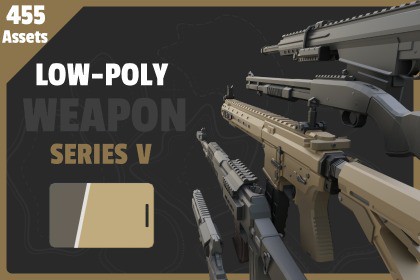 Low Poly Weapon Series V 1