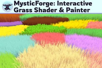 Interactive Grass Shader and Painter by MysticForge