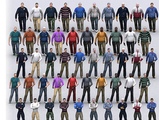 Real People: Males | Characters | Unity Asset Store