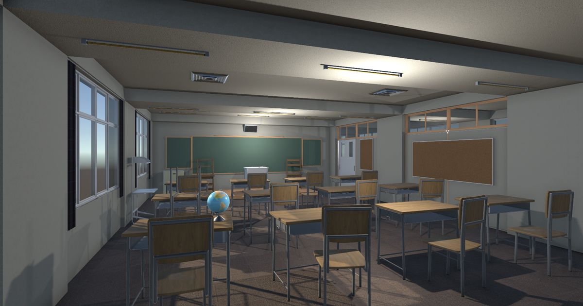Unity Classroom Design Classroom | 3D Urban | Unity Asset Store