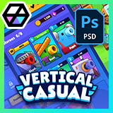 GUI - Vertical Casual(+PSD)