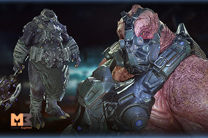 Charater Alien Warrior 02