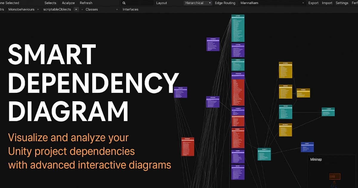 Smart Dependency Diagram | ユーティリティ ツール | Unity Asset Store