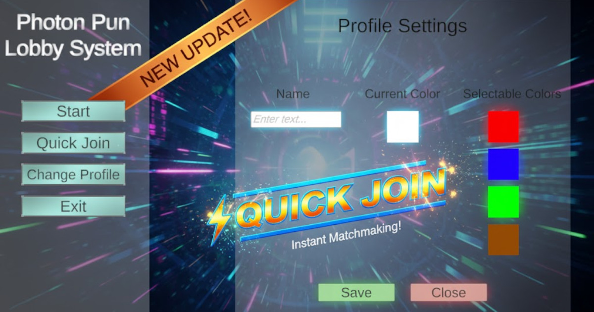 Easy Multiplayer Lobby | Systems | Unity Asset Store
