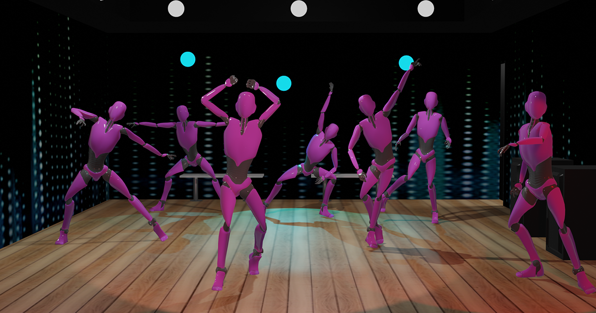 Dance Fitness animations (Motion Cast#23 Vol.2) | 3D Animations | Unity ...