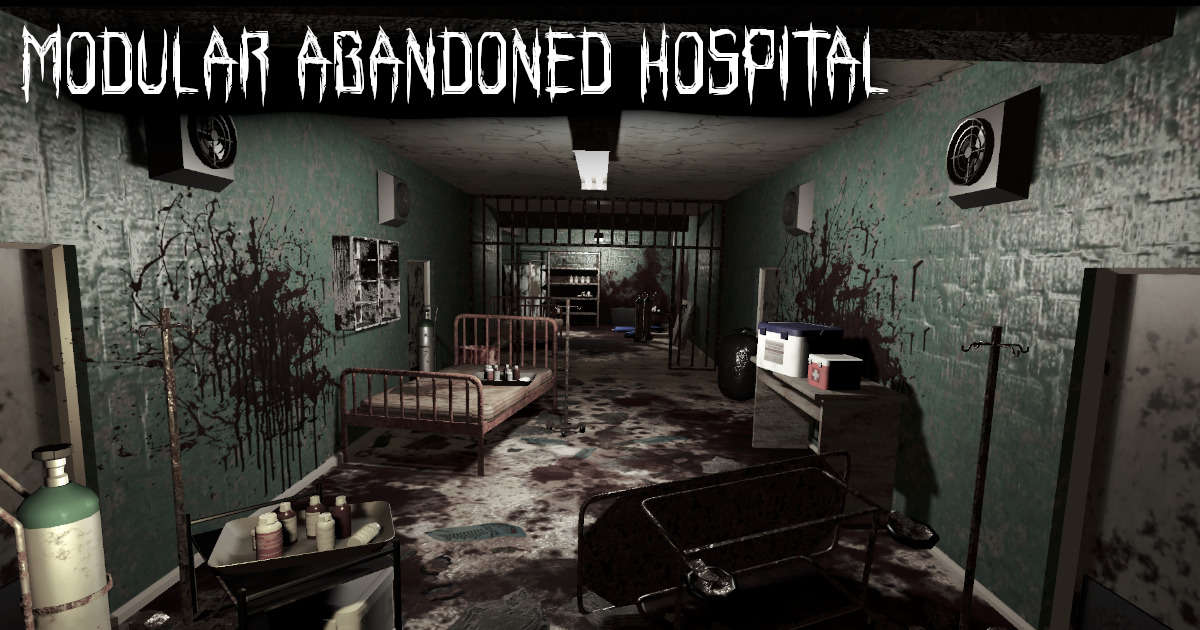 Modular Horror Hospital Maze | 3D Environments | Unity Asset Store