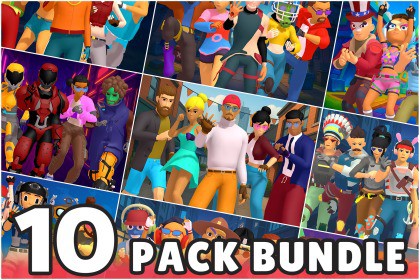 Stylized Modular Characters Bundle