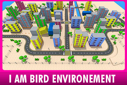 I am Bird environment (game ready low poly)