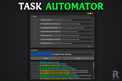 Task Automator | One-Click Workflow Automation for Unity