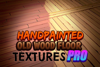 Handpainted Old Wood Floor Textures Pro | Terrain Tool | URP HDRP