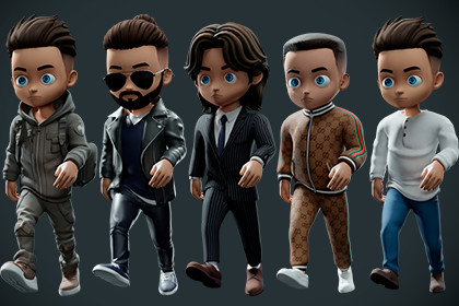 Modular Chibi Boy