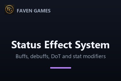 Status Effect System - Buffs, Debuffs, DoT & Stat Modifiers