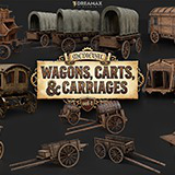Medieval Wagons, Carts & Carriages Vol-1_ Historical Props
