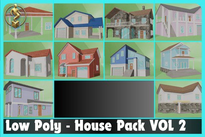 Low Poly Saburban Pack Vol 2