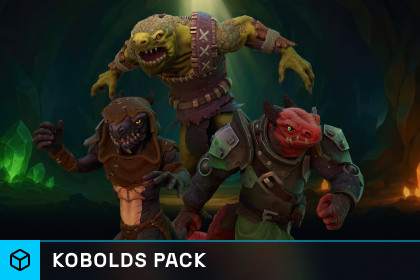Stylized Fantasy Kobolds Pack
