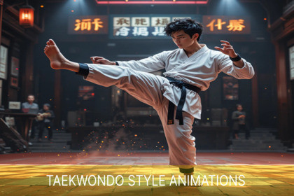 Taekwondo Style Animations