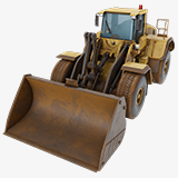 Dirty Mining Truck 02 URP HDRP Textures