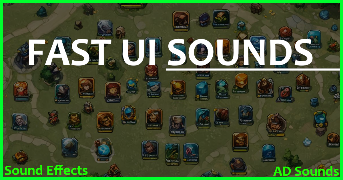 Fast UI Sounds - Sound Effects | Audio Sound FX | Unity Asset Store