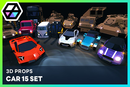 3D Props - Car 15 Set1