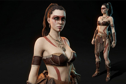 Fantasy Barbarian Woman