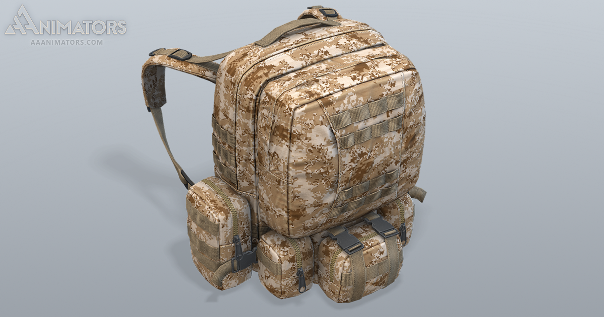 Low Poly Backpack | Props | Unity Asset Store