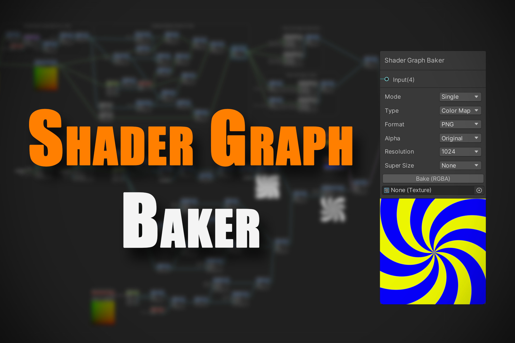 Shader Graph Baker | Utilities Tools | Unity Asset Store