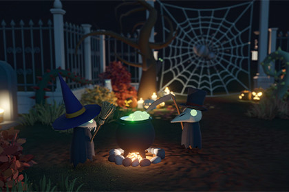 Lowpoly Halloween Asset Kit