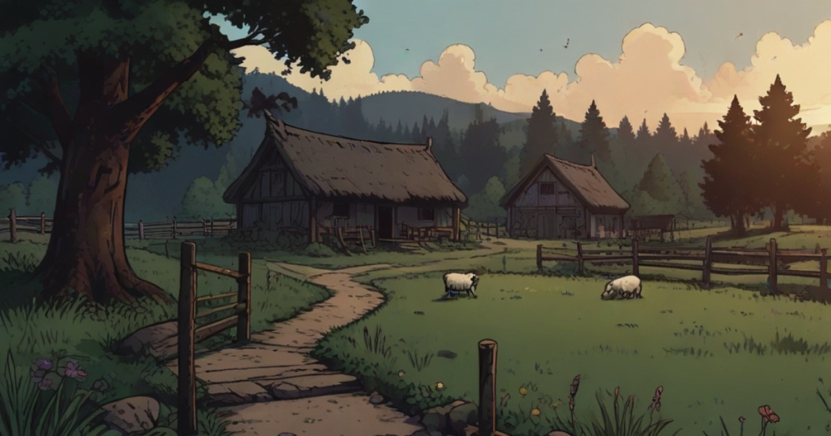2D Comic Village Background-O | 2D 주변환경 | Unity Asset Store