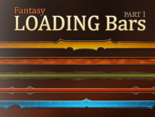 Fancy Powershell Loading Bars Fantasy Loading Bars 1 | 2D GUI | Unity Asset Store